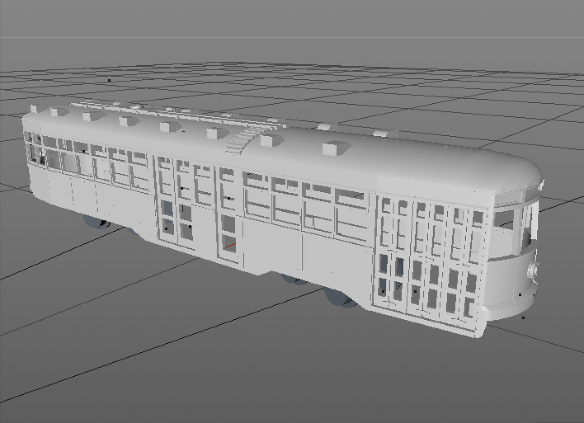 «CSL SEDAN» Chicago Peter Witt car UNPAINTED KIT 1601301