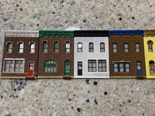 Load image into Gallery viewer, «ROW HOUSES» - 4 modular town house fronts with back structure- #160-9004