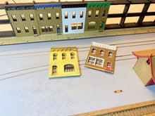 Load image into Gallery viewer, «ROW HOUSES» - 4 modular town house fronts with back structure- #160-9004