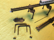 Load image into Gallery viewer, THE "L" - Elevated railway kit - Straight plate girder section 744 mm #160-0102