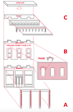 Load image into Gallery viewer, «MAIN STREET» - modular storehouse front - #48-9001