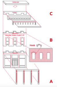 «MAIN STREET» - modular storehouse front - #48-9001