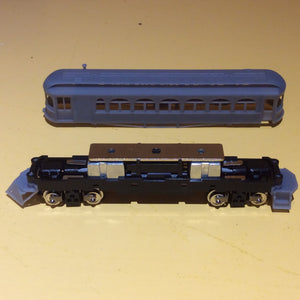 «CINCINNATI CAR Co» - Interurban Wooden Combine #160-1621