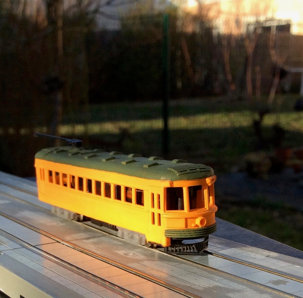 «INDIANA HIGHSPEED» - UNPAINTED KIT Coach-Baggage Combine #160-1102