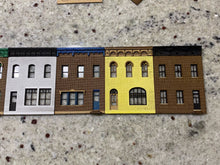 Load image into Gallery viewer, «ROW HOUSES» - 4 modular town house fronts with back structure- #160-9004