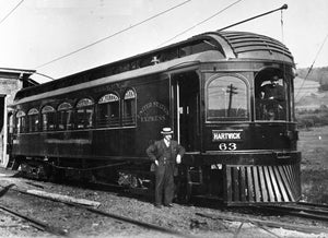 «CINCINNATI CAR Co» - Interurban Wooden Combine #160-1621